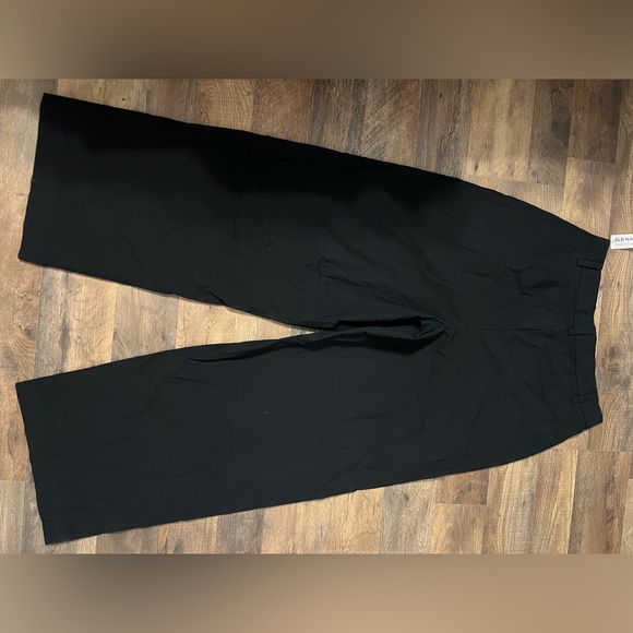 Extra High-Waisted Poplin Taylor Wide-Leg Trouser Pants - Picture 12 of 12